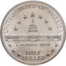 Купить США 50 центов (1/2 доллара, half dollar) 1989 "200 лет Конгрессу США"