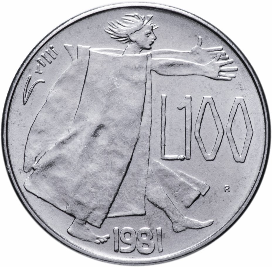 купить Сан-Марино 100 лир (lire) 1981   "Мир"