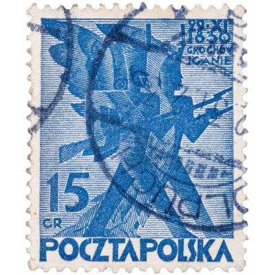 купить Польша марка 15 грошей 1930