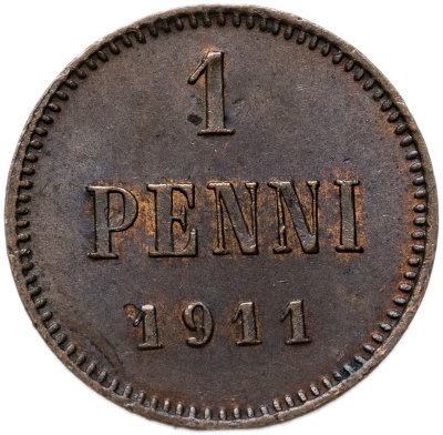 купить 1 пенни (penni) 1911 Российская Финляндия
