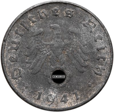 купить Германия, Третий рейх 10 рейхс пфеннигов (reichspfennig) 1941 двор D