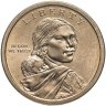 Купить США 1 доллар (dollar) 2013 "Коренные Американцы - Делаверский договор 1778 года", Знак монетного двора "D" - Денвер