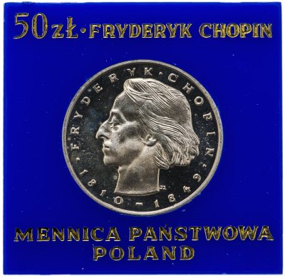 купить Польша 50 злотых (zlotych) 1972 "Фредерик Шопен"