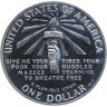 Купить США 1 доллар (dollar) 1986 UNC Statue of Liberty (100 лет Статуе Свободы - Остров Эллис) знак монетного двора "P"