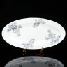 Купить Блюдо сервировочное овальной формы, украшенное цветочным декором, фарфор, деколь, Фарфоровый завод братьев Корниловых, Российская империя, 1884-1914 гг.