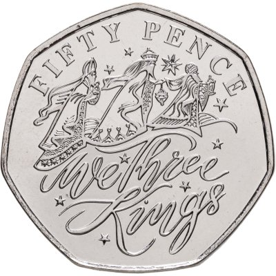 купить Гернси 50 пенсов 2020 "Рождественские гимны - We Three Kings"