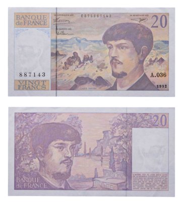 купить Франция 20 франков 1992 (Pick 151)