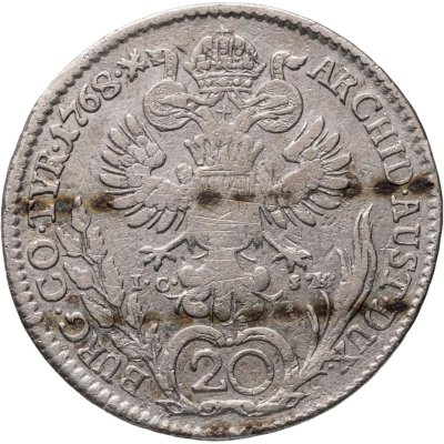 купить Австрия 20 крейцеров (kreuzer) 1768 Мария Терезия