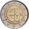 Купить Словакия 2 евро 2014 "10 лет вступления в Европейский Союз"
