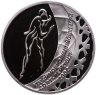 Купить Украина 10 гривен 2002 Proof "XIX зимние Олимпийские Игры, Солт-Лейк-Сити 2002 - Конькобежный спорт"