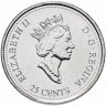 Купить Канада 25 центов (квотер, quarter dollar) 2000   "Миллениум - Семья"