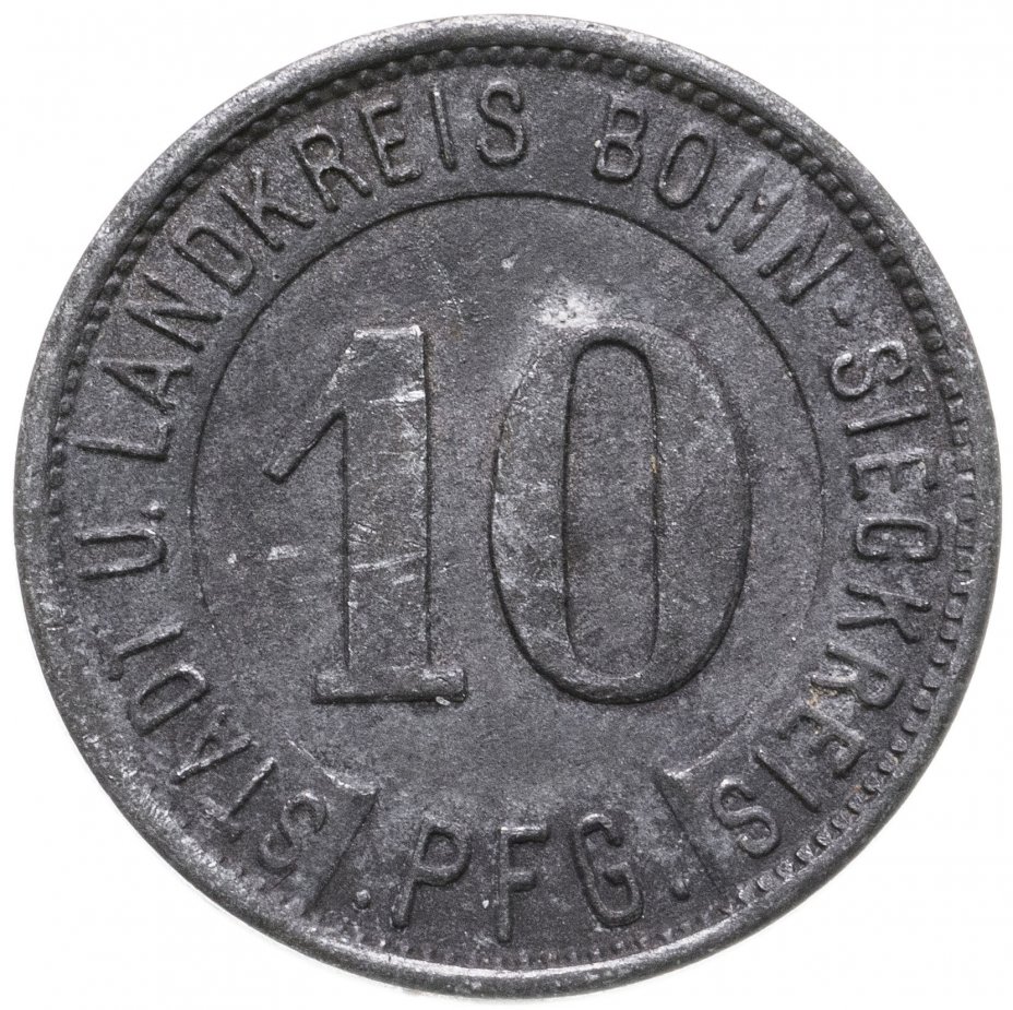 купить Германия (Бонн-Зиг) нотгельд  10 пфеннигов 1919