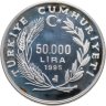 Купить Турция 50000 лир (50 bin lira) 1995  530 лет со дня рождения Пири-реиса
