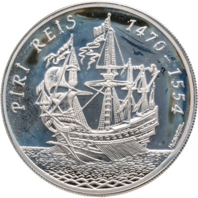 купить Турция 50000 лир (50 bin lira) 1995 530 лет со дня рождения Пири-реиса