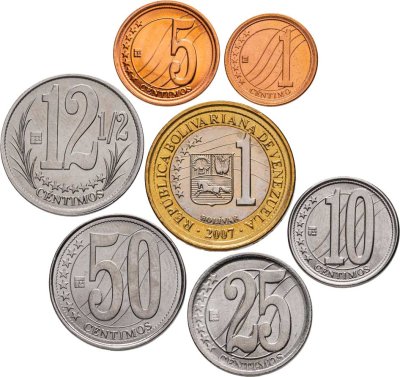 купить Венесуэла набор монет (7 шт) 2007 - 2009