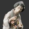 Купить Статуэтка "Японка с сакурой" ("Японский цветок"), фарфор, роспись, Lladro, Испания, 1973-1998 гг.