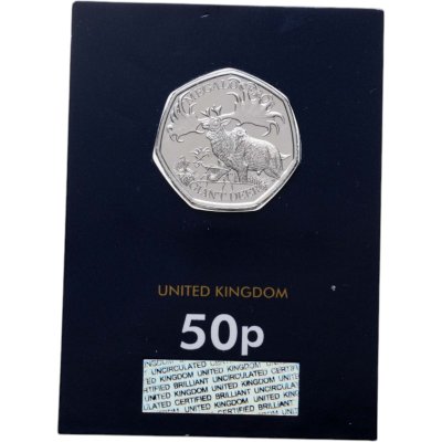 купить Великобритания 50 пенсов (pence) 2024 Гигантский олень