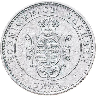 купить Саксония 2 гроша 20 пфеннигов 1865