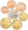 Купить Мальта набор из 7 монет евро 2008 (1 евро и 50, 20, 10, 5, 2, 1 евроцентов)