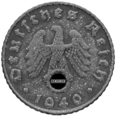 купить Германия (Третий рейх) 5 рейхспфеннигов 1940 E