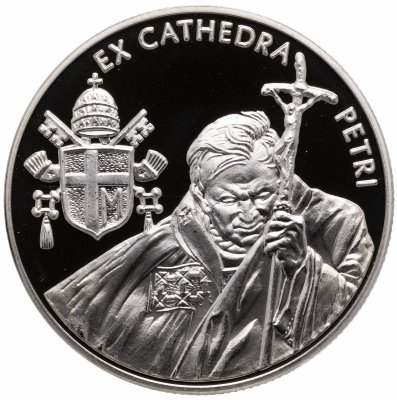 купить Мальтийский орден 10 лир 2005 Иоанн Павел II "Ex cathedral petri, крест"