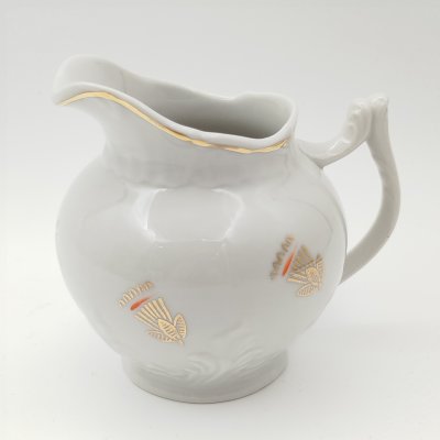 купить Молочник, фарфор, золочение, Дмитровский фарфоровый завод (ДФЗ Вербилки), СССР, 1954-1965 гг.