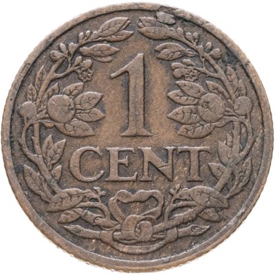 купить Нидерланды 1 цент (cent) 1916