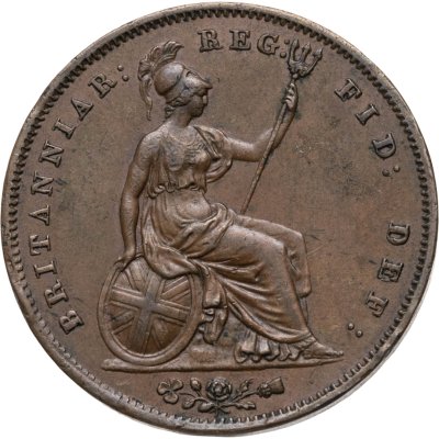 купить Великобритания 1 пенни (penny) 1853
