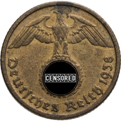 купить Германия (Третий Рейх) 10 рейхспфеннигов 1938 "D"