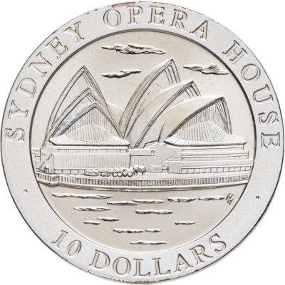купить Австралия 10 долларов (dollars) 1997 Сиднейский оперный театр
