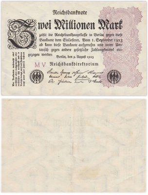 купить Германия 2000000 марок 1923