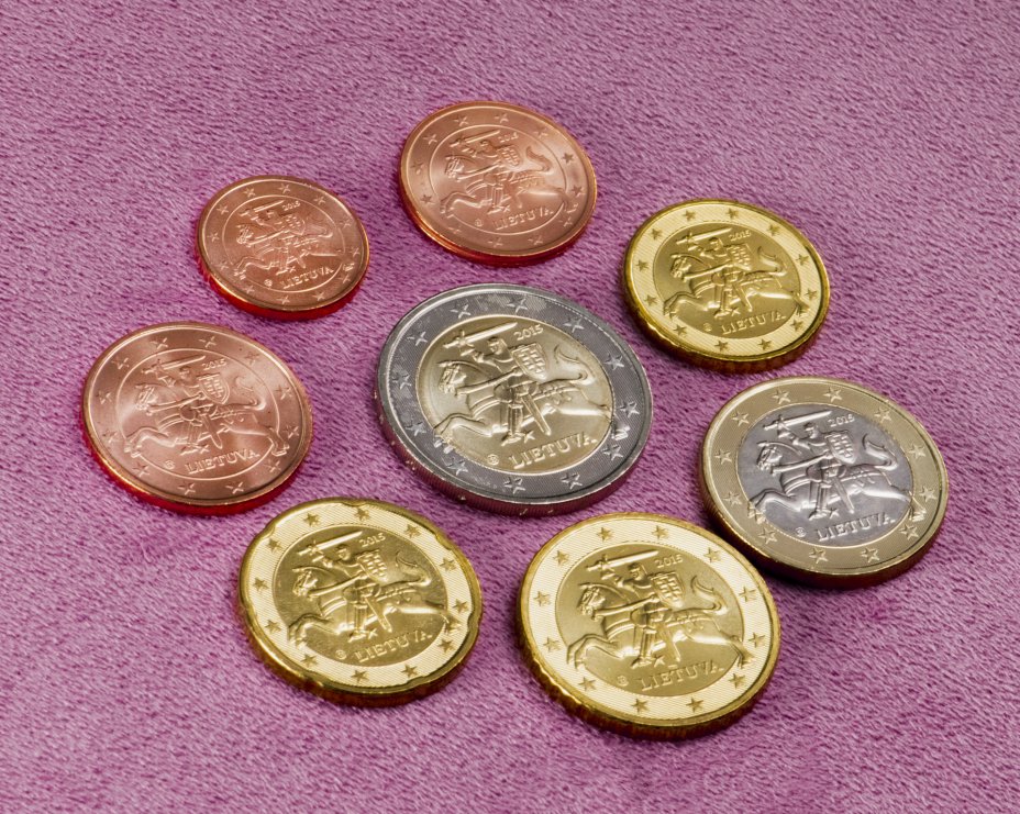 Монеты евро набор евро