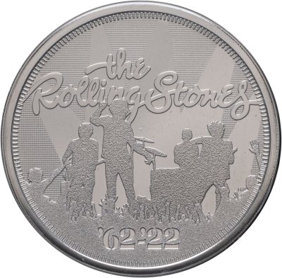 купить Великобритания 5 фунтов 2022 "Группа The Rolling Stones" в буклете