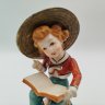 Купить Статуэтка винтажная "Девочка читает книгу" (Goebel Nasha Girl ), керамика, роспись, Goebel Hummel, Германия, 1950-1970 гг.
