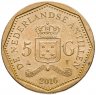 Купить Нидерландские Антильские острова 5 гульденов (gulden) 2016