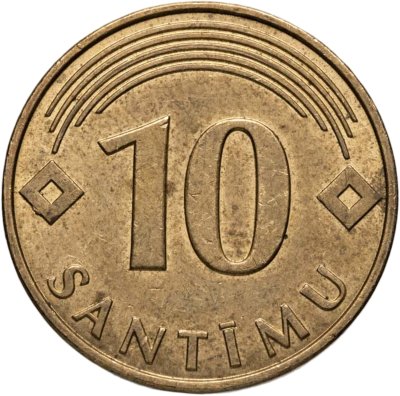 купить Латвия 10 сантимов 2008