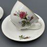 Купить Набор из 2 кофейных пар , украшенных цветочным декором Tietsin Porcelain, фарфор, деколь, золочение, Китай, 1990-2000 гг.