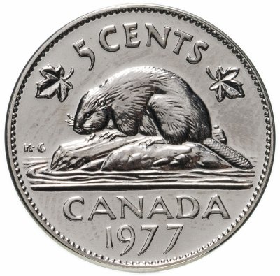 купить Канада 5 центов 1977
