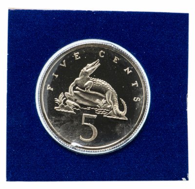 купить Ямайка 5 центов (cents) 1977 (Отметка монетного двора "FM")