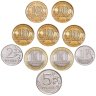 Купить ВСЕ НОВИНКИ РФ 1, 2, 5 и 10 рублей 2024 - 10 монет