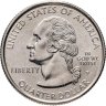 Купить США 25 центов (квотер, 1/4 доллара, quarter dollar) 1999 P Квотер штата Делавэр знак монетного двора: "P" - Филадельфия
