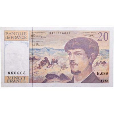 купить Франция 20 франков 1992 (Pick 151)