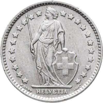 купить Швейцария 1 франк (franc) 1964