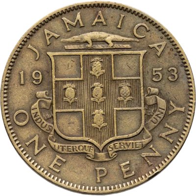 купить Ямайка 1 пенни (penny) 1953