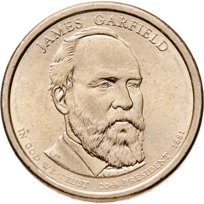 купить США 1 доллар (dollar) 2011 D Президент США - Джеймс Гарфилд (1881) знак монетного двора: "D" - Денвер