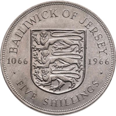 купить Джерси 5 шиллингов (shillings) 1966 "900 лет битве при Гастингсе"