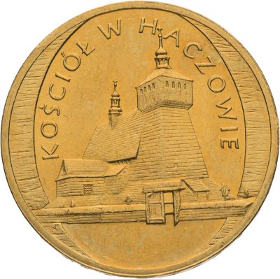 купить Польша 2 злотых 2006 "Памятники Польши - Церковь в Хачуве"