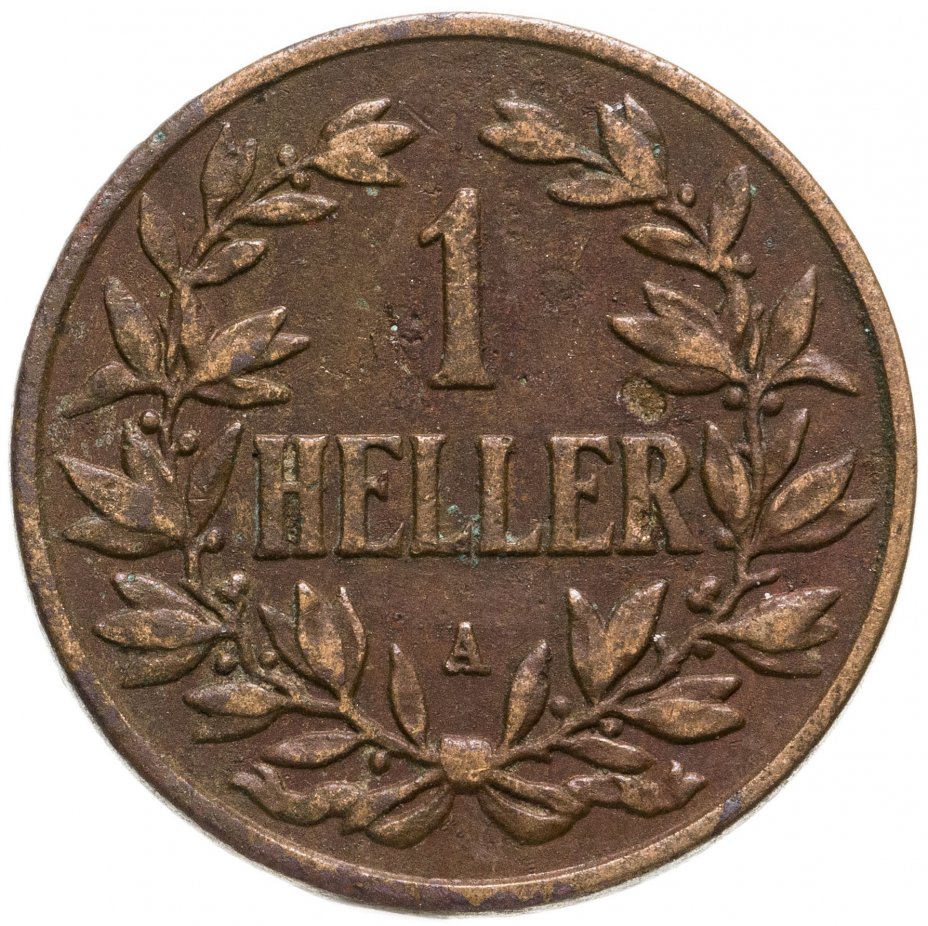 купить Германская Восточная Африка 1 геллер 1904 "A"
