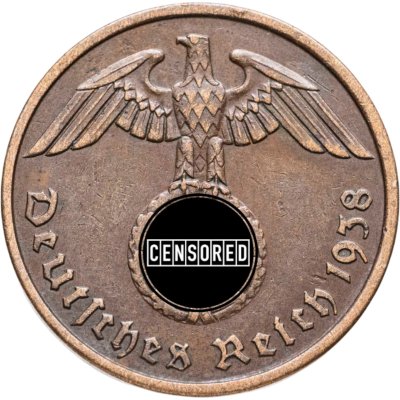 купить Германия (Третий рейх) 2 рейхспфеннига (reichspfennig) 1938 A