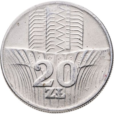 купить Польша 20 злотых (zlotych) 1973